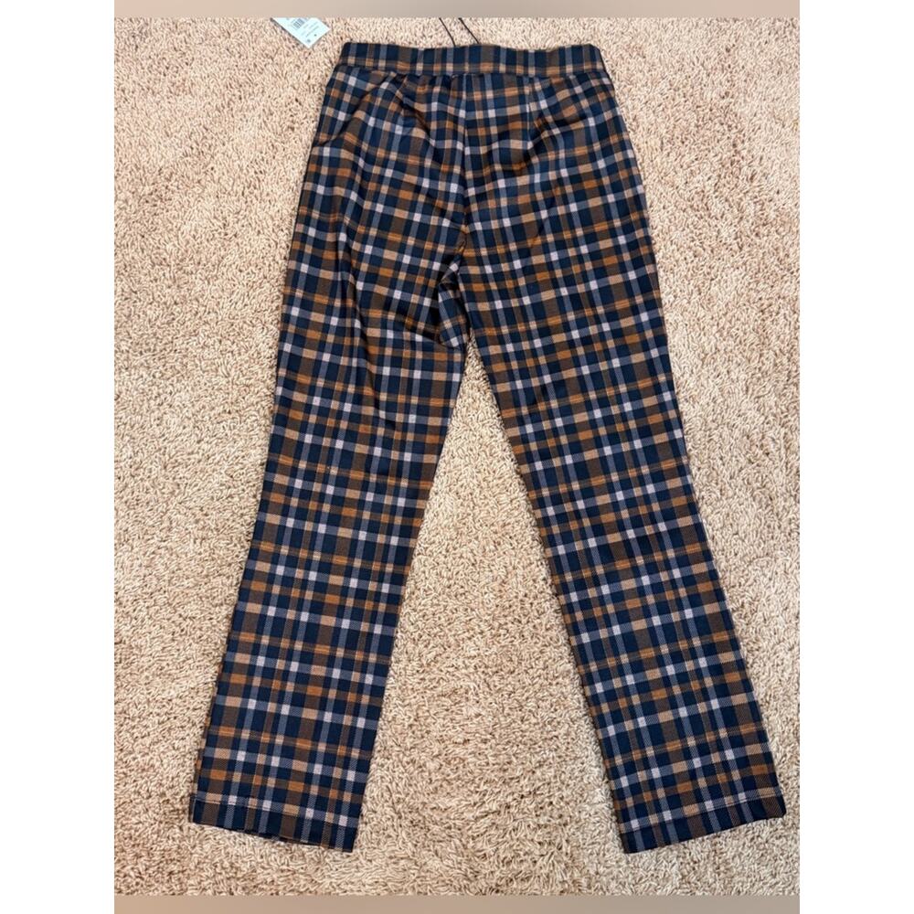Sanctuary Plaid Pull On Waistband Women’s Career Pants Size XS Stretchy Unique - Picture 2 of 10